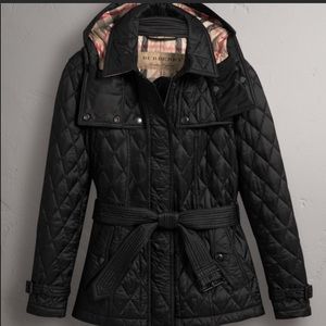 Black Burberry jacket